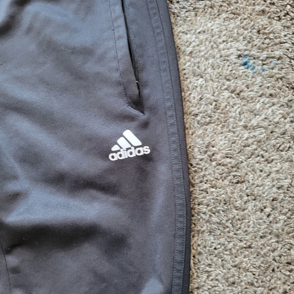 Woman's Adidas Trio Tapered Jogger Track Pants Size Small Black - Picture 7 of 13